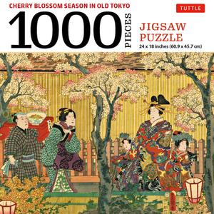 Cherry Blossom Season In Old Tokyo Jigsaw Puzzle 1,000 Piece edito da Tuttle Publishing