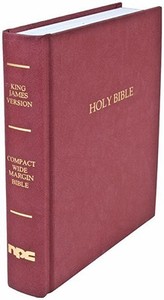 Compact Wide Margin Bible-KJV edito da National Publishing Company