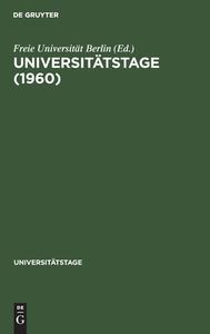 Universitätstage (1960) edito da De Gruyter
