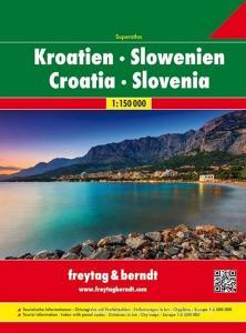 Kroatien / Slowenien 1 : 150 000. Superatlas edito da Freytag + Berndt