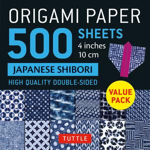 Origami Paper 500 Sheets Japanese Shibori 4" (10 Cm) di Tuttle Studio edito da Tuttle Publishing