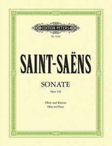 Oboe Sonataop 166 di CAMILLE SAINT-SA NS edito da Faber Music