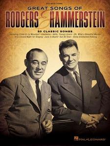 Great Songs of Rodgers & Hammerstein edito da HAL LEONARD PUB CO