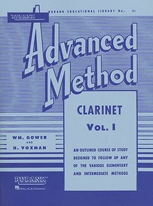 Rubank Advanced Method - Clarinet Vol. 1 di UNKNOWN edito da RUBANK PUBN