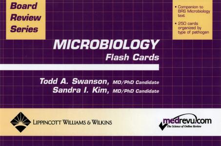 Brs Microbiology Flash Cards di Todd Swanson, Sandy Kim edito da Lippincott Williams And Wilkins