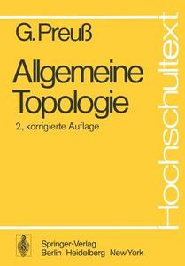 Allgemeine Topologie di G. Preuss edito da Springer Berlin Heidelberg