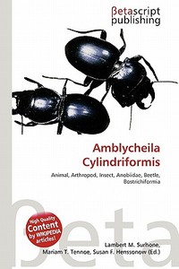 Amblycheila Cylindriformis edito da Betascript Publishing