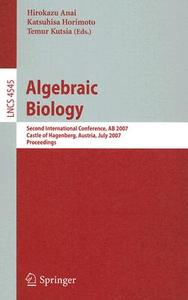 Algebraic Biology edito da Springer-Verlag GmbH