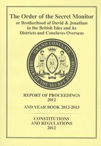 Order of the Secret Monitor Report of Proceedings and Yearbook 2013 edito da LEWIS MASONIC