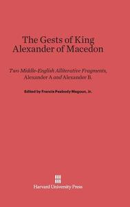 The Gests of King Alexander of Macedon edito da Harvard University Press