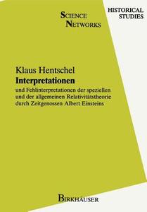 Interpretationen di Klaus Hentschel edito da Birkhäuser Basel