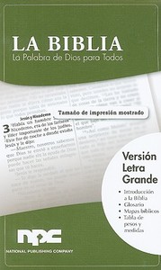 Spanish Large Print Personal Size Flexcover Black-FL edito da National Publishing Company