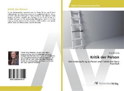 Kritik der Person di Birgit Benning edito da AV Akademikerverlag
