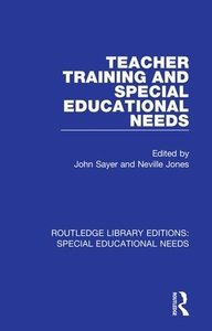 Teacher Training And Special Educational Needs edito da Taylor & Francis Ltd