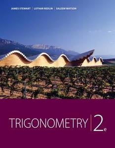 Trigonometry di James Stewart, Lothar Redlin, Saleem Watson edito da Cengage Learning, Inc