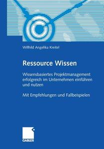 Ressource Wissen di W. Angelika Kreitel edito da Gabler Verlag
