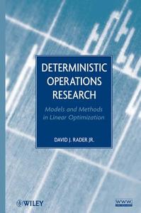 Deterministic Operations Resea di Rader edito da John Wiley & Sons