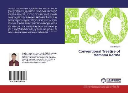 Conventional Treatise of Vamana Karma di Rahul Magare edito da LAP Lambert Academic Publishing