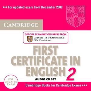 Cambridge First Certificate In English 2 For Updated Exam Audio Cds (2) di Cambridge ESOL edito da Cambridge University Press