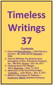 Timeless Writings - 37 di Tatay Jobo Elizes Pub edito da Createspace Independent Publishing Platform