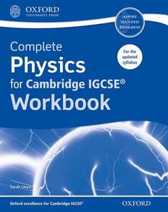 Complete Physics for Cambridge IGCSE (R) Workbook di Sarah Lloyd edito da Oxford University Press