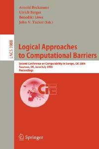 Logical Approaches to Computational Barriers edito da Springer Berlin Heidelberg