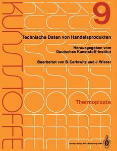 Kunststoffe di Bodo Carlowitz, Jutta Wierer edito da Springer Berlin Heidelberg