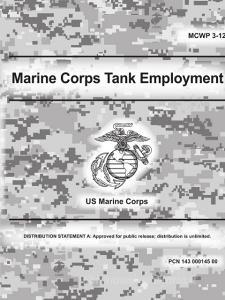 Marine Corps Tank Employment (McWp 3-12) di Us Marine Corps edito da LULU PR