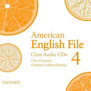 American English File Level 4: Class Audio Cds (3) di Clive Oxenden, Christina Latham-Koenig, Paul Seligson edito da Oxford University Press