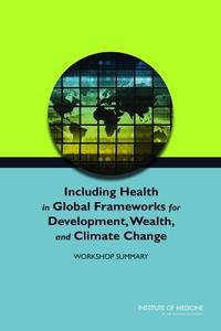 Including Health in Global Frameworks for Development, Wealth, and Climate Change: Workshop Summary di Institute Of Medicine, Board On Population Health And Public He, Roundtable On Environmental Health Scien edito da NATL ACADEMY PR