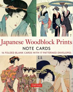 Japanese Woodblock Prints, 16 Note Cards edito da Tuttle Publishing