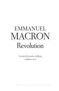 Revolution di Emmanuel Macron edito da Scribe UK