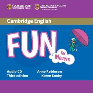 Fun For Movers Audio Cd di Anne Robinson, Karen Saxby edito da Cambridge University Press
