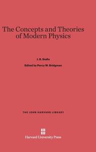 The Concepts and Theories of Modern Physics di J. B. Stallo edito da Harvard University Press