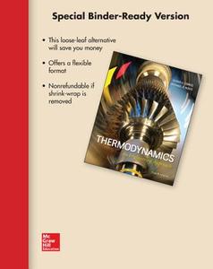 Loose Leaf for Thermodynamics: An Engineering Approach di Yunus Cengel, Michael Boles edito da McGraw-Hill Education