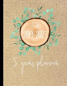 5 Year Planner: 2019 - 2023 Five Year Monthly Planner at a Glance 60 Month Planner the Happy Planner di Modhouses Publishing edito da LIGHTNING SOURCE INC