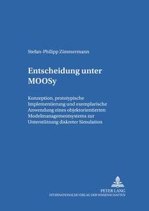 Entscheidung unter MOOSy di Stefan-Philipp Zimmermann edito da Lang, Peter GmbH