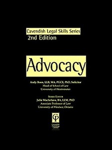 Advocacy di Boon Andy, Andy Boon edito da Routledge Cavendish