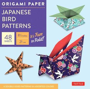 Origami Paper - Japanese Bird Patterns - 6 3/4" - 48 Sheets di Tuttle Publishing edito da Tuttle Publishing