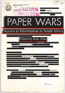 Paper Wars di Kate Allen edito da Wits University Press