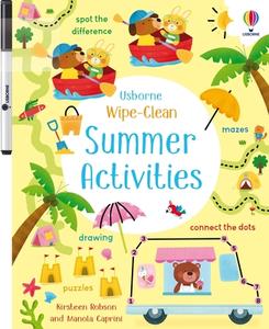 Wipe-Clean Summer Activities di Kirsteen Robson edito da USBORNE BOOKS