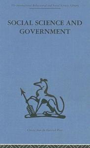 Social Science And Government edito da Taylor & Francis Ltd