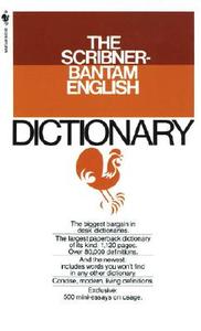 The Scribner-Bantam English Dictionary edito da Bantam Books