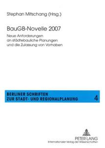 BauGB-Novelle 2007 edito da Lang, Peter GmbH