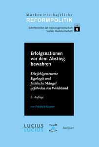 Erfolgsnationen vor dem Abstieg bewahren di Friedrich Reutner edito da De Gruyter Oldenbourg