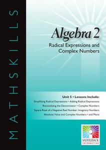 Radical Expressions and Complex Numbers Interactive Whiteboard Resource edito da Saddleback Educational Publishing