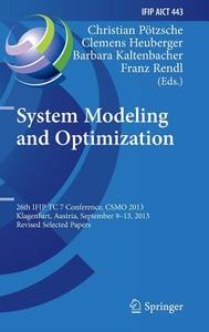 System Modeling and Optimization edito da Springer-Verlag GmbH