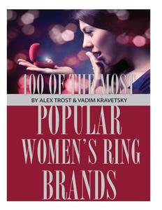 100 of the Most Popular Women's Ring Brands di Alex Trost, Vadim Kravetsky edito da Createspace