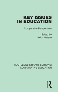 Key Issues In Education edito da Taylor & Francis Ltd