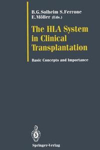 The HLA System in Clinical Transplantation edito da Springer Berlin Heidelberg